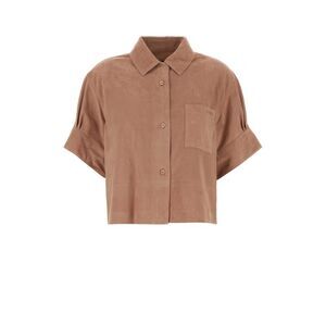 Loewe Paula's Ibiza Women Pink Suede Paula S Ibiza Shirt